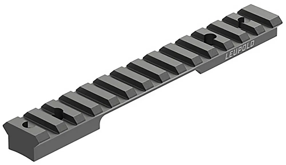 Leupold BackCountry Base Matte Black Rem 700 Cross-Slot For Short Action Picatinny Rail/Weaver Style 20 MOA Aluminum Rifle