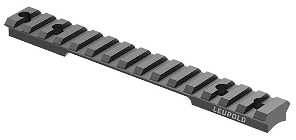 Leupold BackCountry Base Matte Black Savage 10/110 Round Receiver Cross-Slot For Short Action Picatinny Rail/Weaver Style Aluminum Rifle