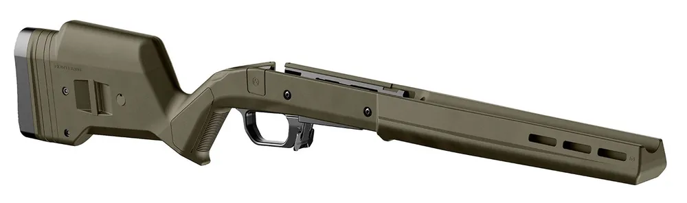 Magpul Hunter 110 Stock Fixed with Aluminum Bedding & Adj Comb OD Green Synthetic Savage 110 Short Action Left Hand