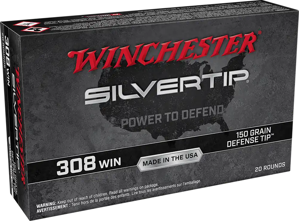 Winchester Ammo Silvertip 308 Win 150 gr Defense Tip 20 Bx/10 Cs