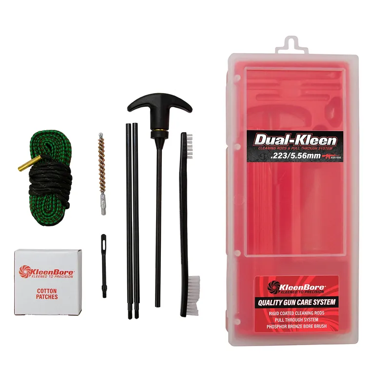Kleen-Bore Dual Kleen Rod & Pull Through Rope Cleaner 5.56mm/223 Cal Rifle