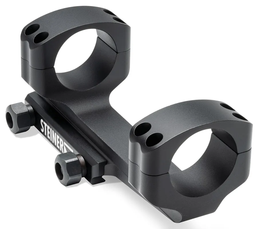 Steiner P-Series Scope Mount/Ring Combo For AR Platform Cantilever 30mm Tube Picatinny Rail Mount High Rings 36mm Mount Height Matte Black Aluminum