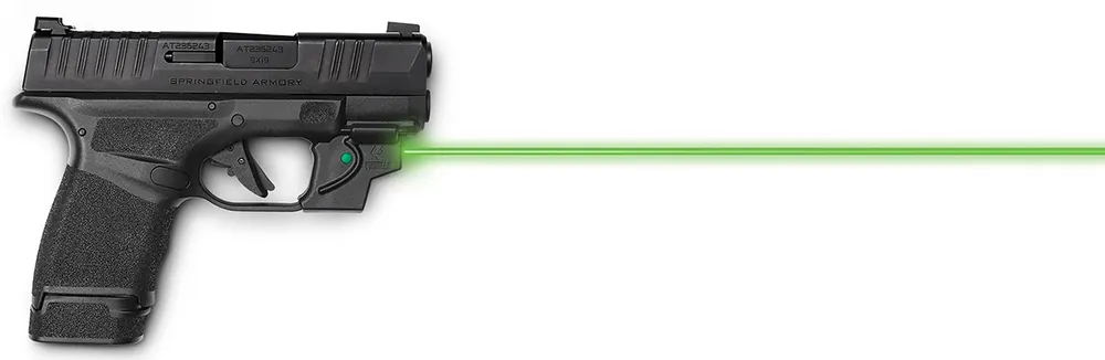 Viridian E-Series Laser Sight 5mW Green Laser with 510-532nM Wavelength & 100 yds Day/2 mi Night Range Black Finish for Springfield Hellcat