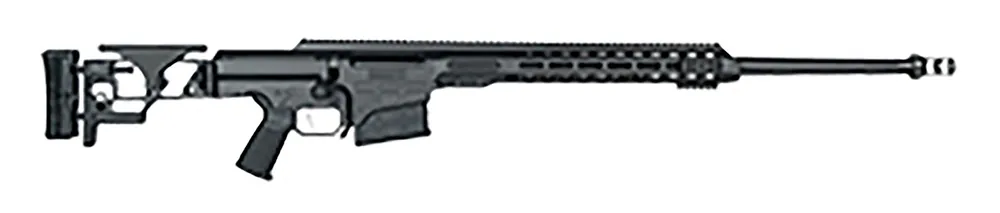 Barrett MRAD 308 Win 10+1 22" Fluted Barrel, Black Cerakote Aluminum Receiver, Black Synthetic Folding Stock w/Adjustable LOP