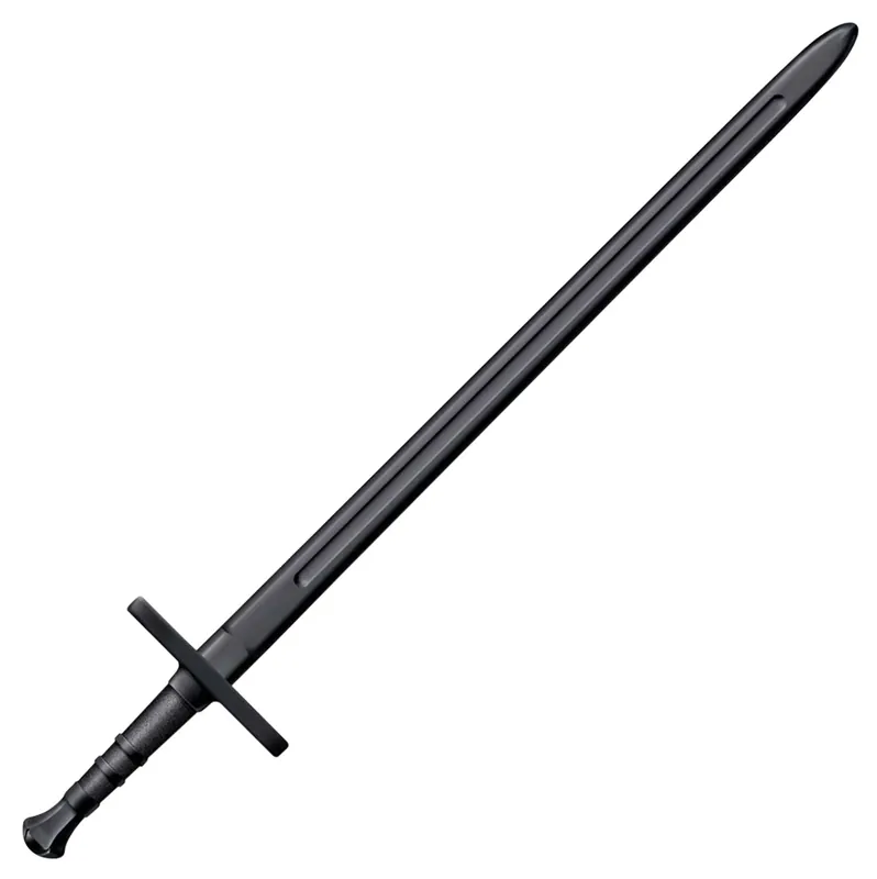 Cold Steel Hand & A Half Training Sword 34" Fixed Plain Black Polypropylene