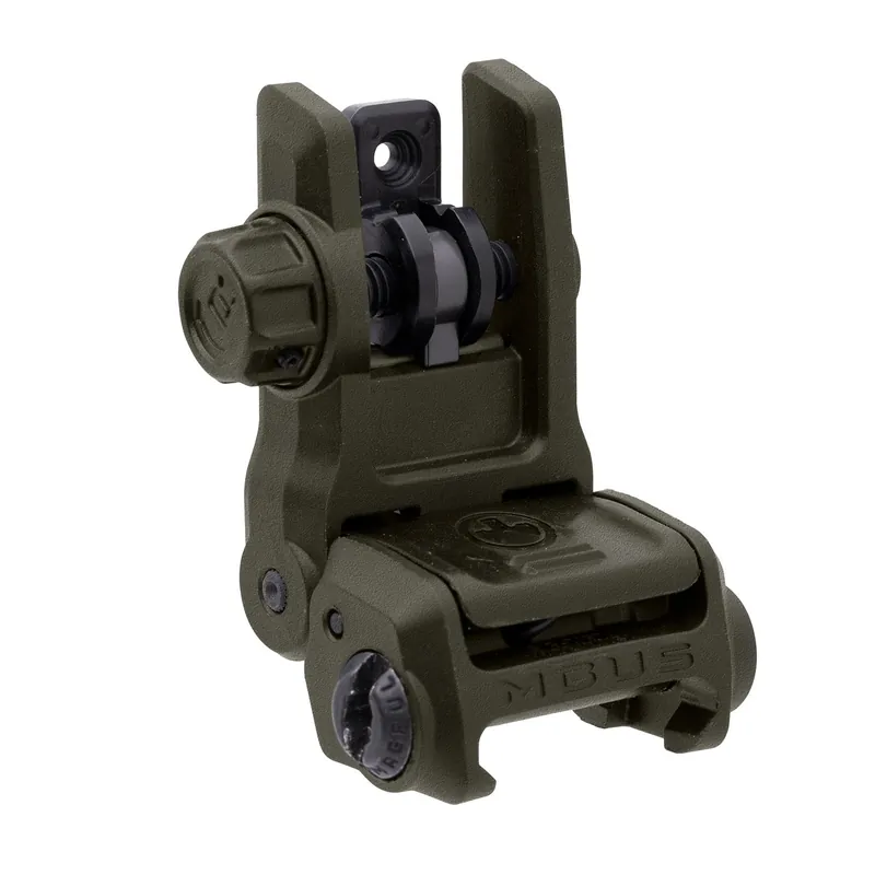 Magpul MBUS 3 Rear Sight Flip Up OD Green for AR-15, AR-10, M4, M16