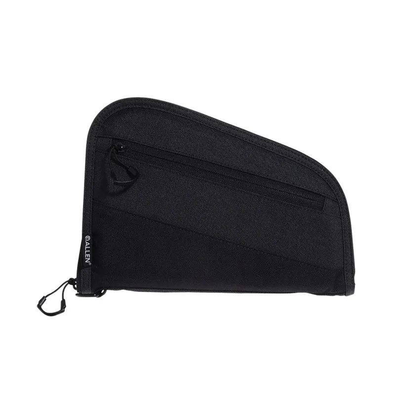 Allen Auto-Fit 2.0 Handgun Case with Foam Padding, Knit Interior, Exterior Pocket & Black Finish for Compact Semi-Autos 9 L"