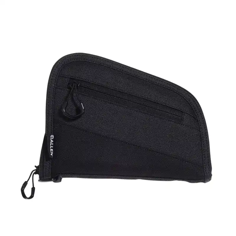 Allen Auto-Fit 2.0 Handgun Case with Foam Padding, Knit Interior, Exterior Pocket & Black Finish for Most 380 Semi-Auto, 9mm Subcompact & Snub-Nose Revolvers 7 L"