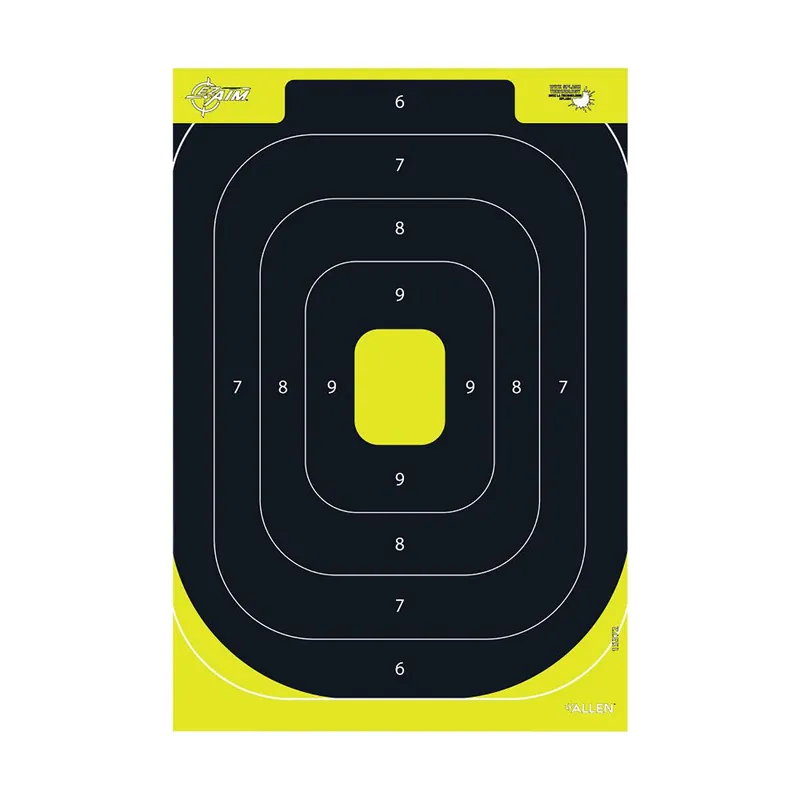 EZ-Aim Paper Targets 12"x12" Orange/White 12 Per Pack