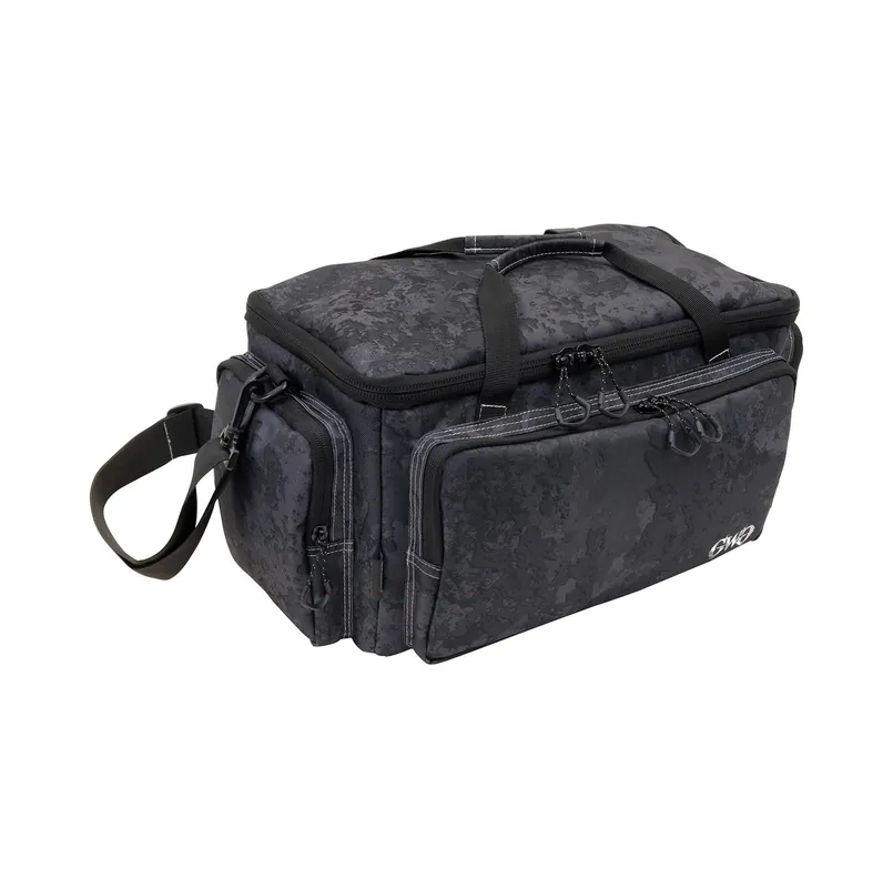 Allen Girls With Guns Midnight Range Bag Medium Size with Handgun Rug, Removable Shoulder Strap, Magazine Loops & Shade Blackout Camo 15 x 8" W x 8" H"