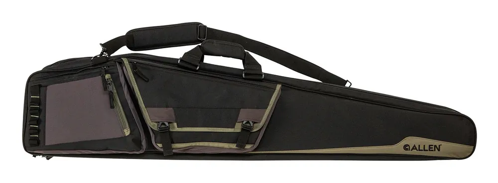 Allen Rocky Double Rifle Case 50 Black with Tan Trim Endura with Daisy Chain Loops