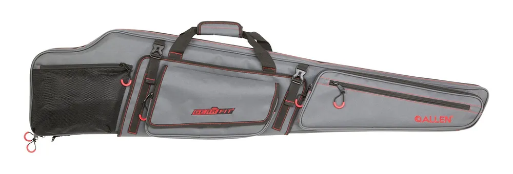Allen Dakota Gear-Fit Rifle Case 48 Gray with Red Accents