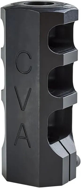 CVA Muzzle Brake Black Nitride with 3/4"-24 tpi Threads for 50 Cal CVA Paramount, Accura LR-X, Accura MR-X