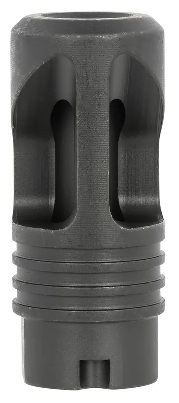 LBE Unlimited Dual Port Flash Hider Black with 14x1 LH Threads AK-Platform