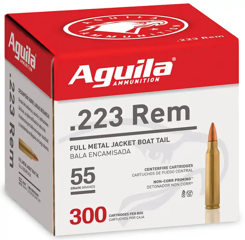 Aguila .223 Rem 55Gr FMJ 300/Box