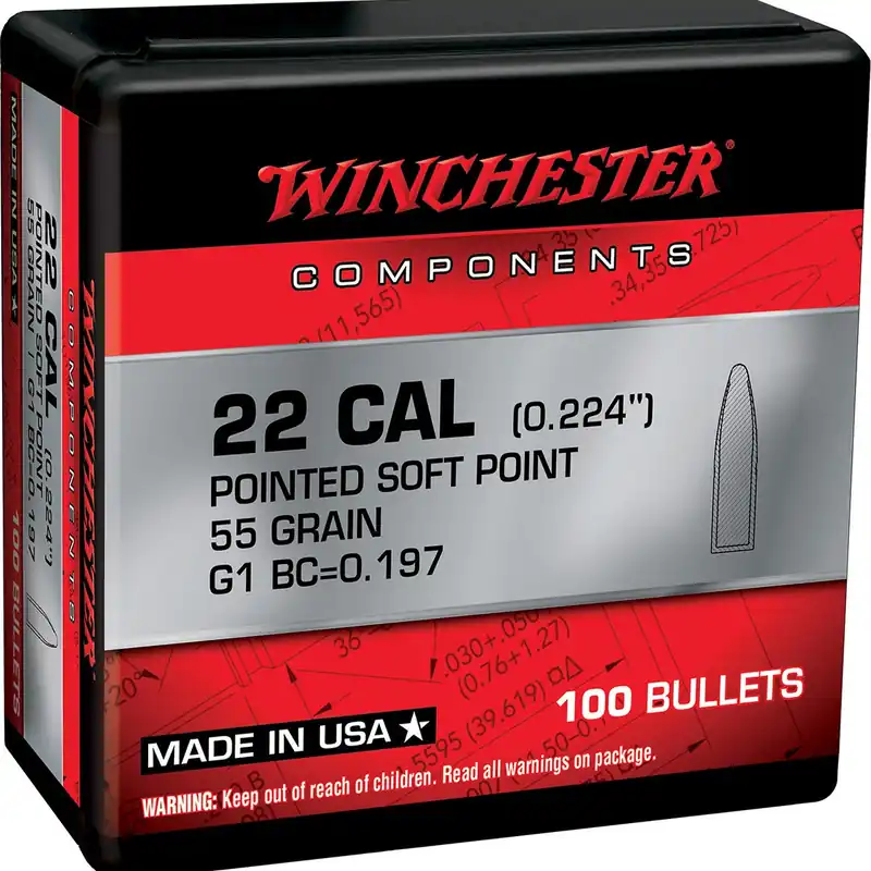 Winchester Ammo 223 Rem 55 Gr PSP 100/Box