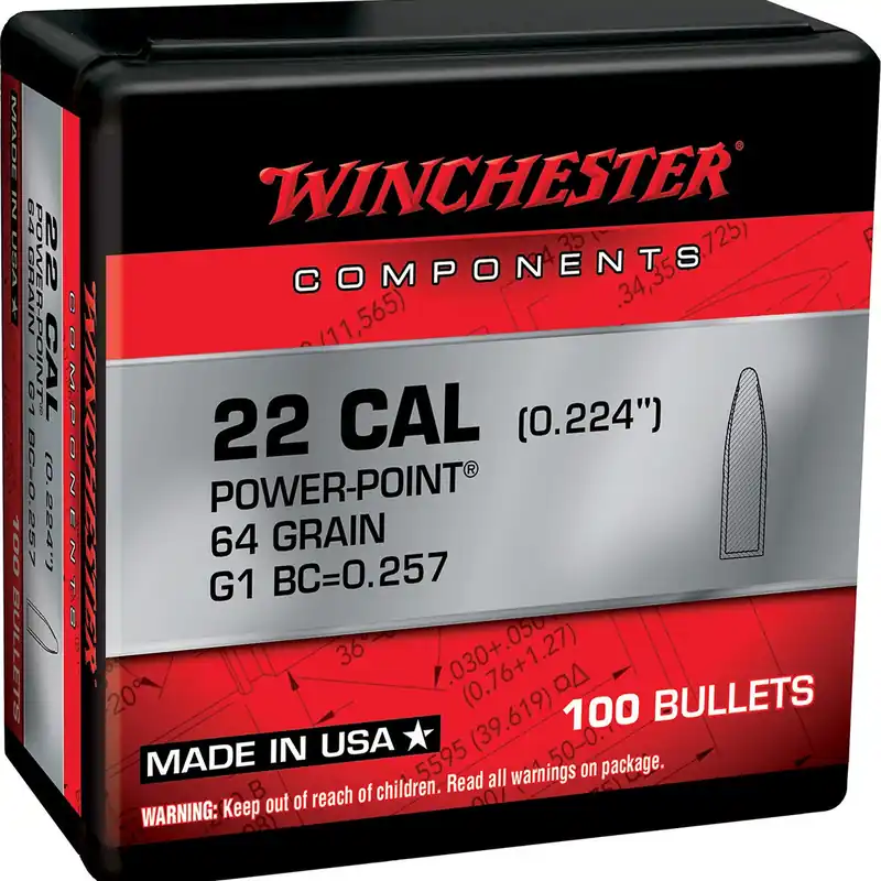 Winchester Ammo 223 Rem 64 Gr PP 100/Box