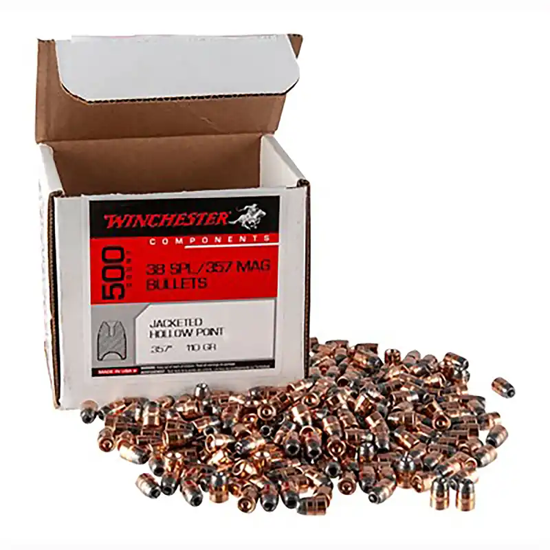 Winchester Ammo 38 Cal 110 Gr JHP 500/Box
