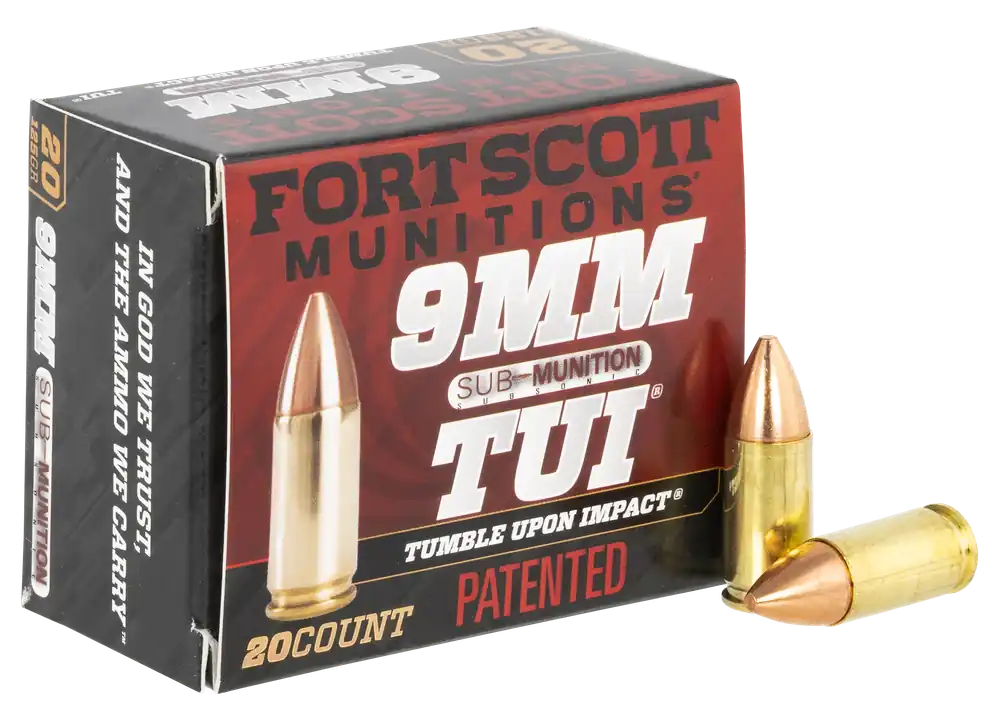 Fort Scott Munitions TUI 9mm Luger Subsonic 125gr 20rd Box