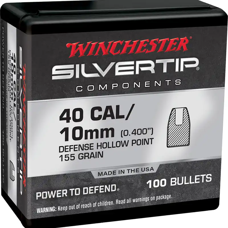 Winchester Ammo 40 S&W 155 Gr Silvertip Hollow Point 100/Box