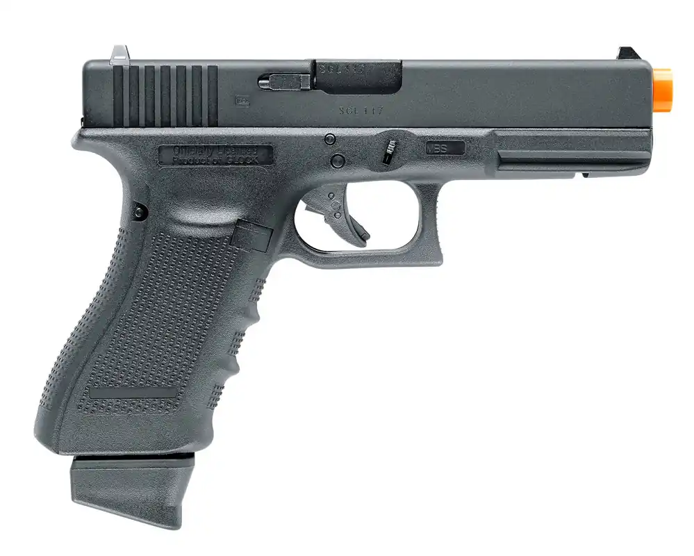 Umarex Glock Air Guns G17 Airsoft Pistol CO2 6mm 23rd Black Frame Black Polymer Grip