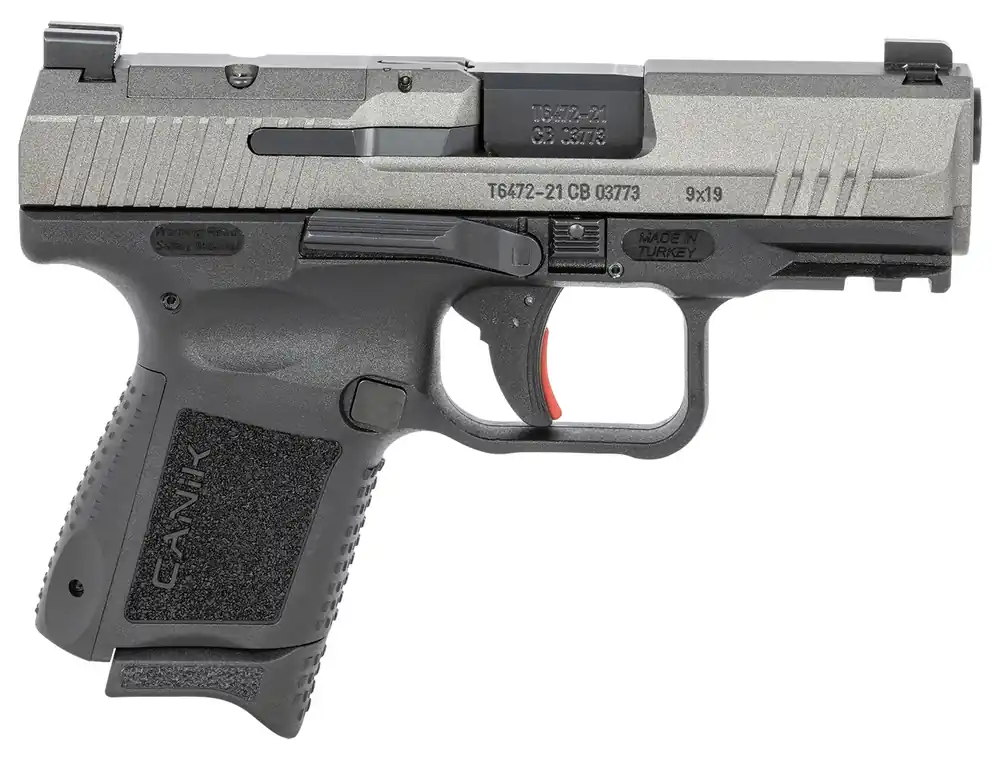 Canik TP9 Elite Subcompact 9mm Luger Pistol 3.60" Black/Tungsten Gray HG6597TN