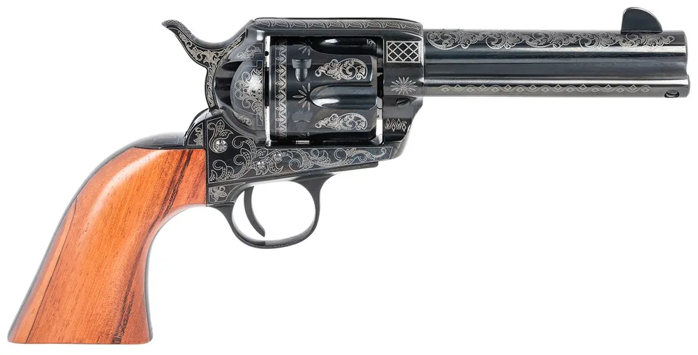 Pietta 1873 GW2 45 Colt (LC) Revolver 4.75" Blued Engraved HF45LLE434NMBW