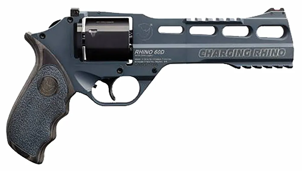 Chiappa Firearms 340314 Rhino 60DS Gen II 9mm Luger 6rd 6" Black Cylinder Kobalt Kinetics Slate Cerakote Frame & Barrel with Gray & Black Laminate Grip