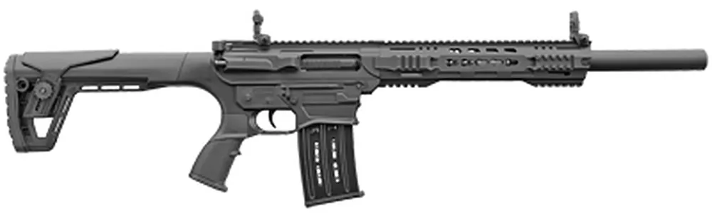 Charles Daly 930191 AR-12T Semi-Auto 12 Gauge 3" 18.50" 5+1 Black Rec/Barrel Black Fixed Adjustable Comb Stock Right Hand