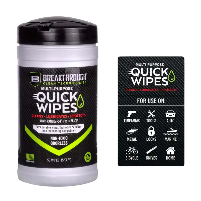 Breakthrough Clean Quick Wipes 50/Pack