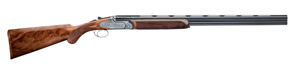 Rizzini USA Artemis Over/Under Shotgun 20 Gauge 29" 2rd 2.75" Coin Anodized Silver Oiled Turkish Walnut Walnut Stock w/ Prince of Wales Grip Stock Right Hand