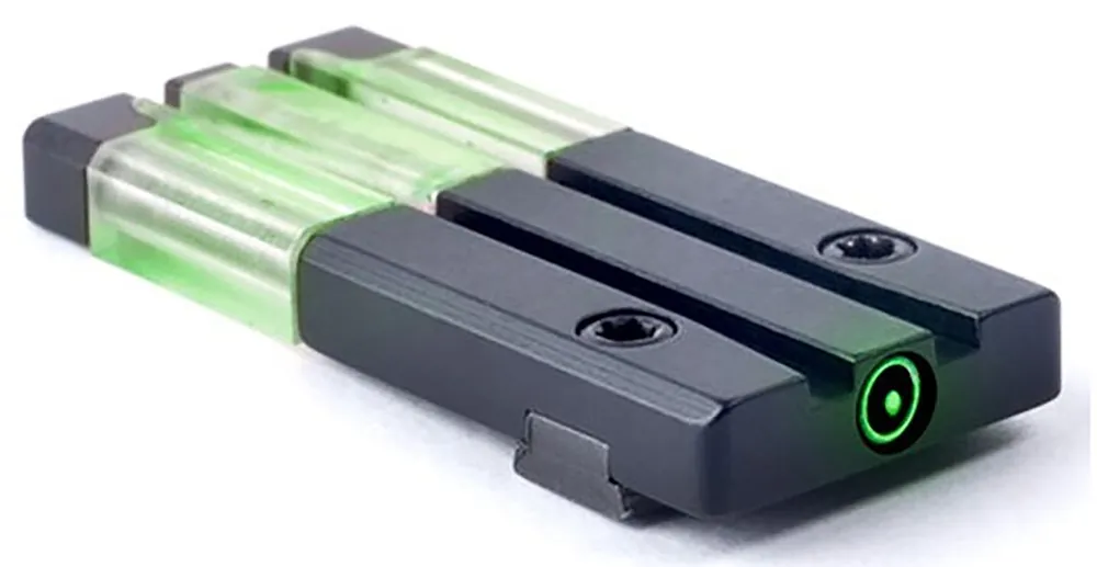 Meprolight USA Mepro FT Bullseye Front Sight Fixed Tritium/Fiber Optic Green Black Frame for CZ P-10