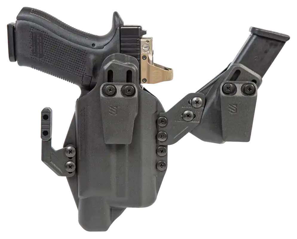 Blackhawk 416876BK Stache Inside-The-Waistband 76 Black Polymer IWB Fits Glock 43X/48 SF XSC Ambidextrous Hand