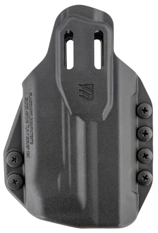 Blackhawk Stache Inside-The-Waistband 76 Black Polymer IWB Fits Glock 43X/48 SF XSC Ambidextrous Hand