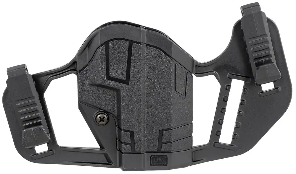 Uncle Mike‘s Apparition Hip Holster IWB/OWB Style fits Glock 43 & 43X; Springfield Hellcat for Ambidextrous Hand
