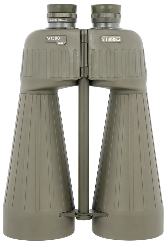 Steiner M1580 15x80mm Floating Prism Green Rubber Armor Makrolon
