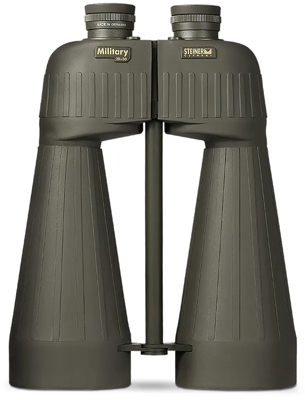 Steiner M2080 20x80mm Floating Prism Green Rubber Armor Makrolon Features Tripod Mount
