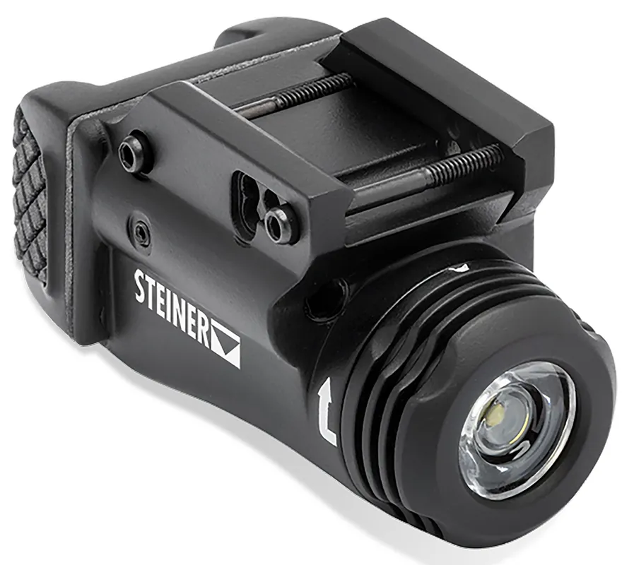 Steiner TOR Fusion 5mW Green Laser with 635nM Wavelength & 500 Lumens White LED Light with Black Finish for Picatinny or Weaver Rail Equipped Handgun