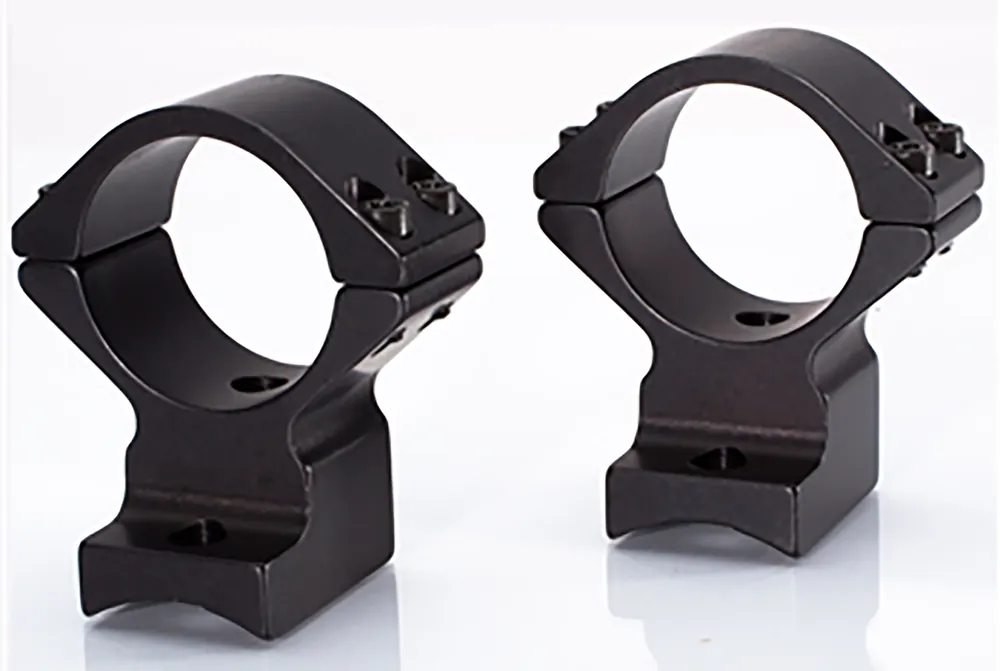 Talley 950711 Scope Ring Set For Rifle Browning BAR/BPR/BLR High 1" Tube Black Anodized Aluminum