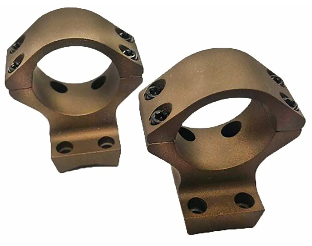 Talley Scope Ring Set For Rifle Browning X-Bolt Low 34mm Tube Hells Canyon Aluminum