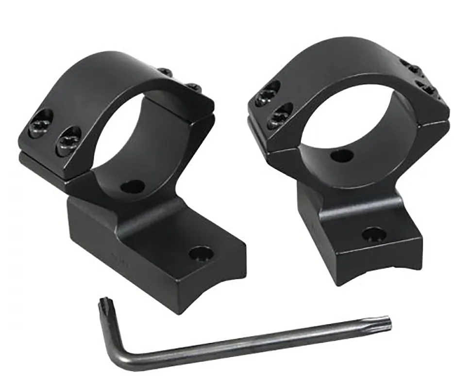 Talley 948749 Scope Ring Set For Rifle Kimber 84M (8-40) Medium 1" Tube Black Anodized Aluminum