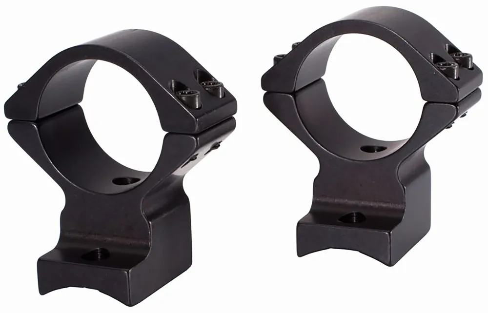 Talley 950759 Scope Ring Set For Rifle Tikka T1/T1X High 1" Tube Black Anodized Aluminum