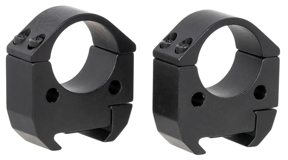 Talley Scope Ring Set For MSR Picatinny Rail High 1" Tube Black Anodized Aluminum
