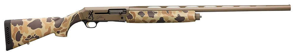 Browning Silver Field 12 Gauge 26" 3.5" 4+1 Semi Auto Shotgun FDE Cerakote/Vintage Tan Camo 011430205