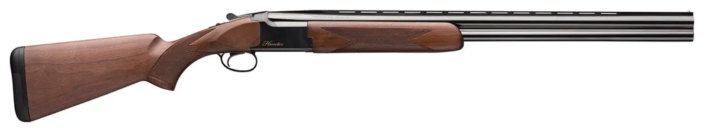 Browning Citori Hunter 12 Gauge with 26" Barrel, 3" Chamber, 2rd Capacity, Polished Blued Metal Finish & Grade I Satin American Walnut Stock Right Hand (Full Size)