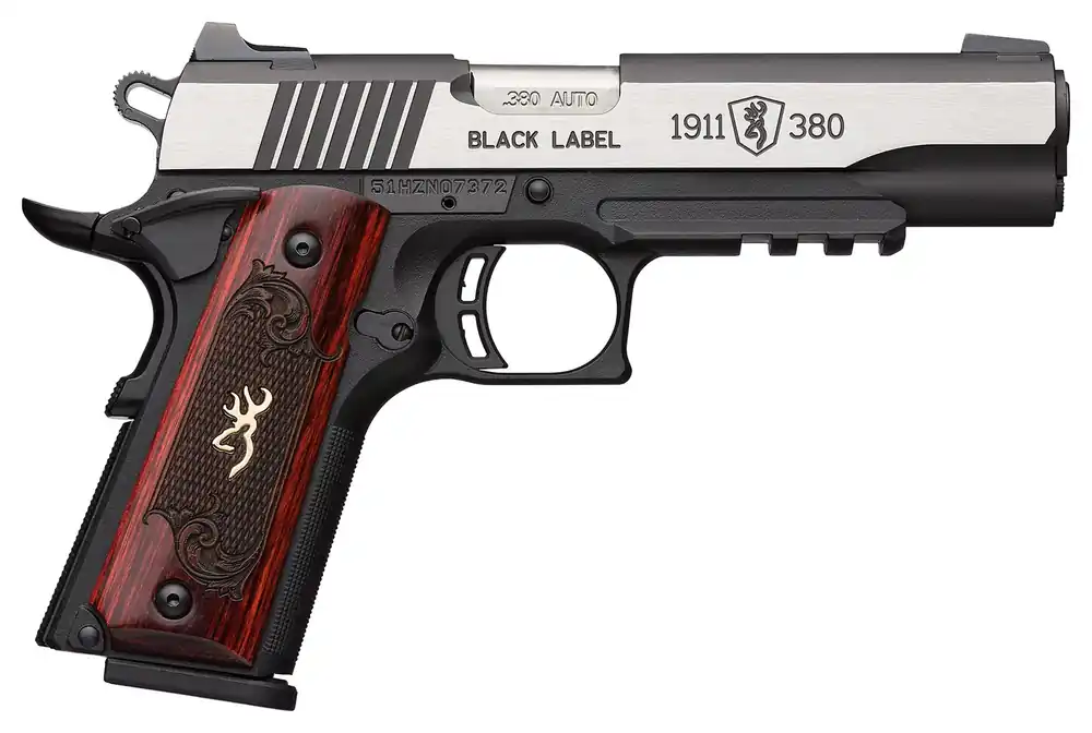 Browning 1911-380 Black Label Medallion Pro 380 ACP 4.25" 8+1 Matte Black