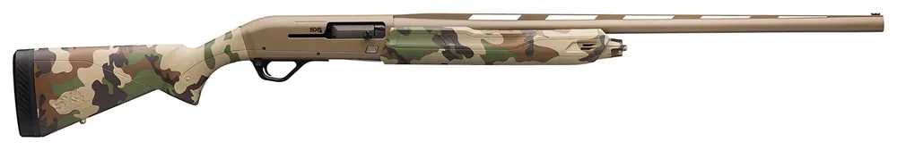 Winchester Guns SX4 Hybrid Hunter 12 Gauge 28" 4+1 3" Flat Dark Earth Cerakote Rec/Barrel Woodland Camo Stock Right Hand (Full Size) Includes 3 Invector-Plus Chokes