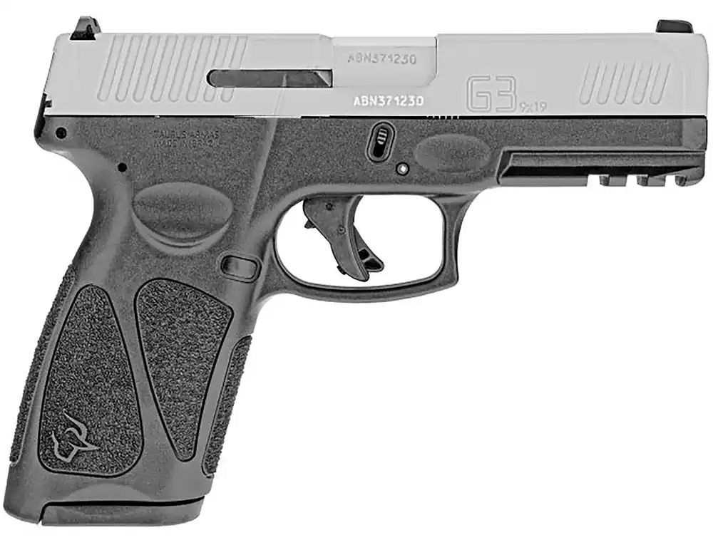 Taurus G3 9mm Luger Pistol 4" 15+1 Black Finish, Serrated Matte Stainless Steel Slide