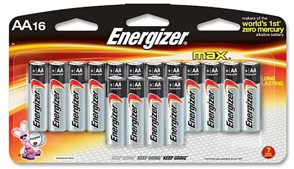 Energizer AA Max 1.5V Alkaline 16 Batteries Per Pack