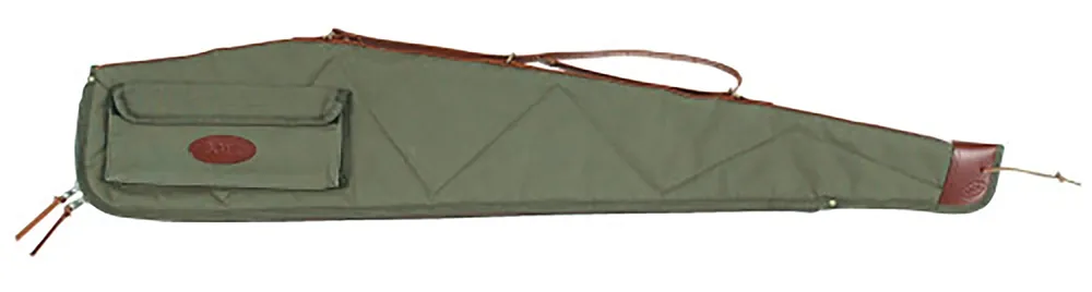 Boyt Harness Signature Rifle Case 48 Waxed OD Green Canvas with Brass Hardware